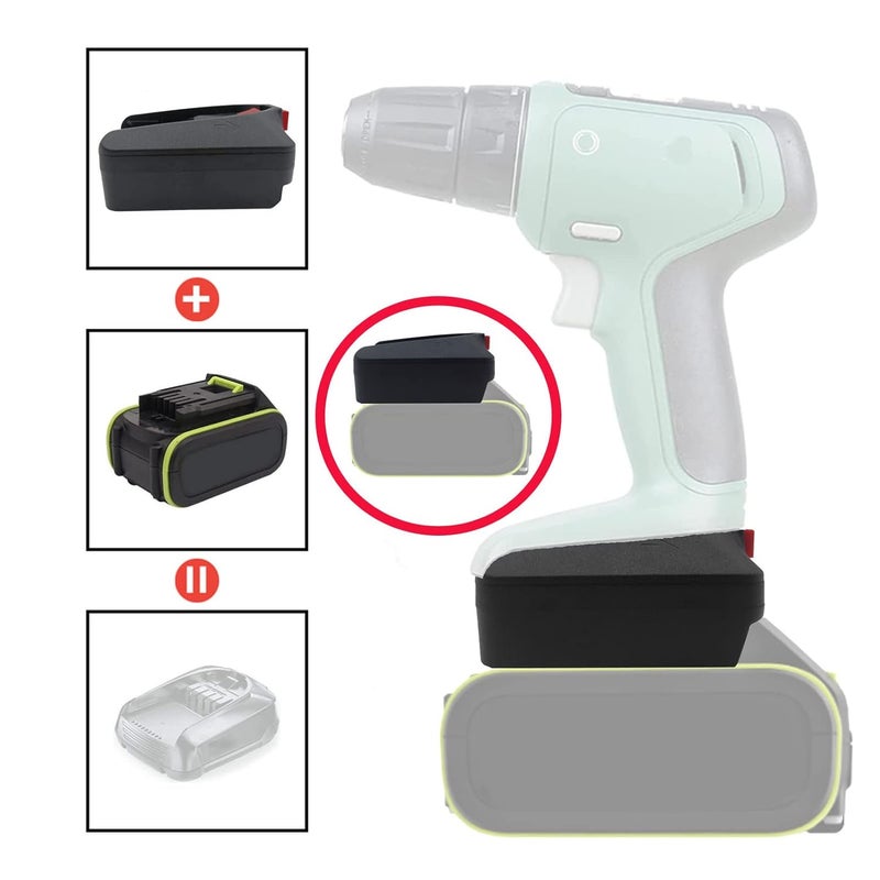 woobles Battery Adapter, Wide Compatibility Hassle Free Battery Converter for Power Tools - Image 4